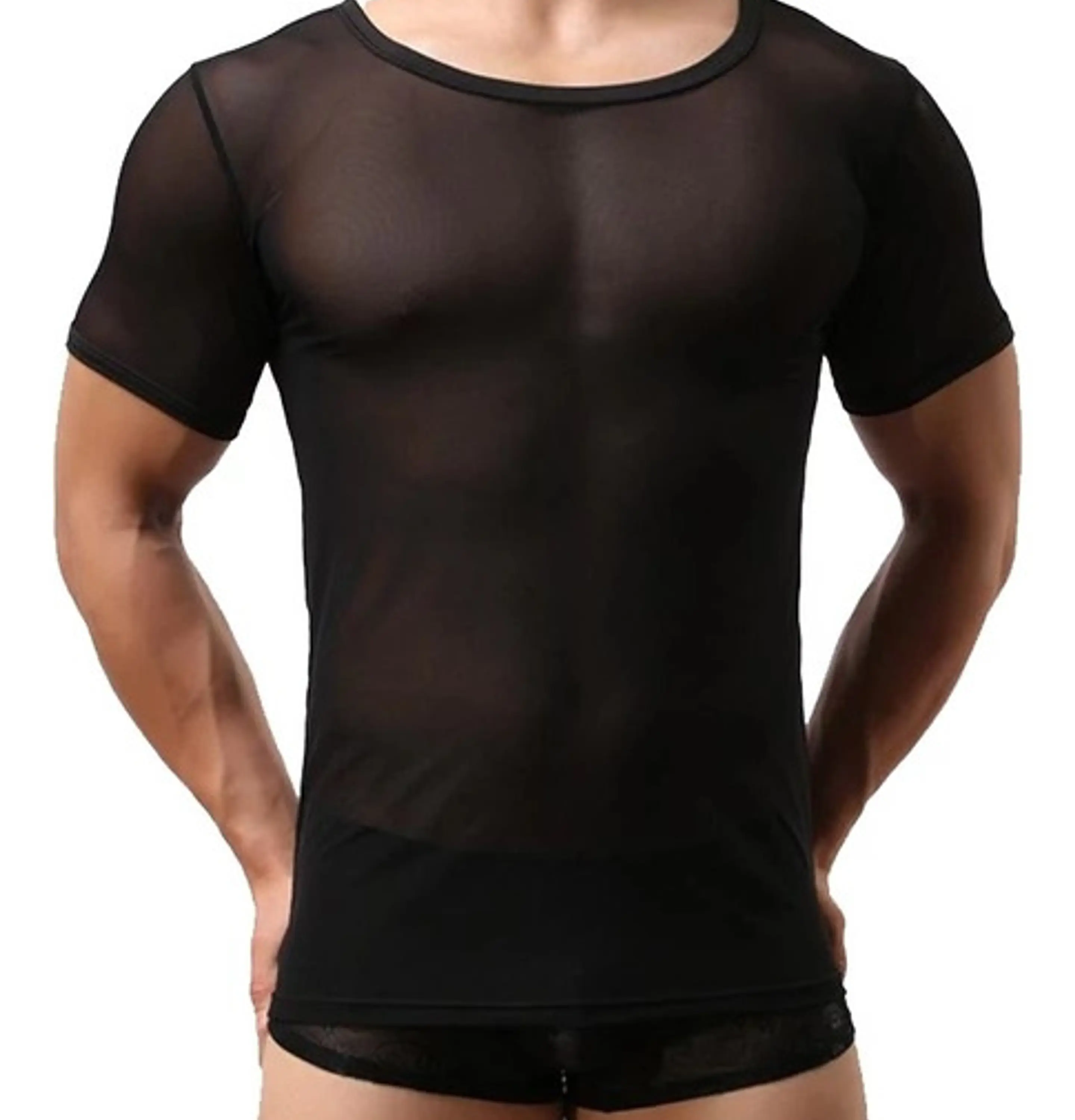 Camisetas En Malla, Slimfit, 2