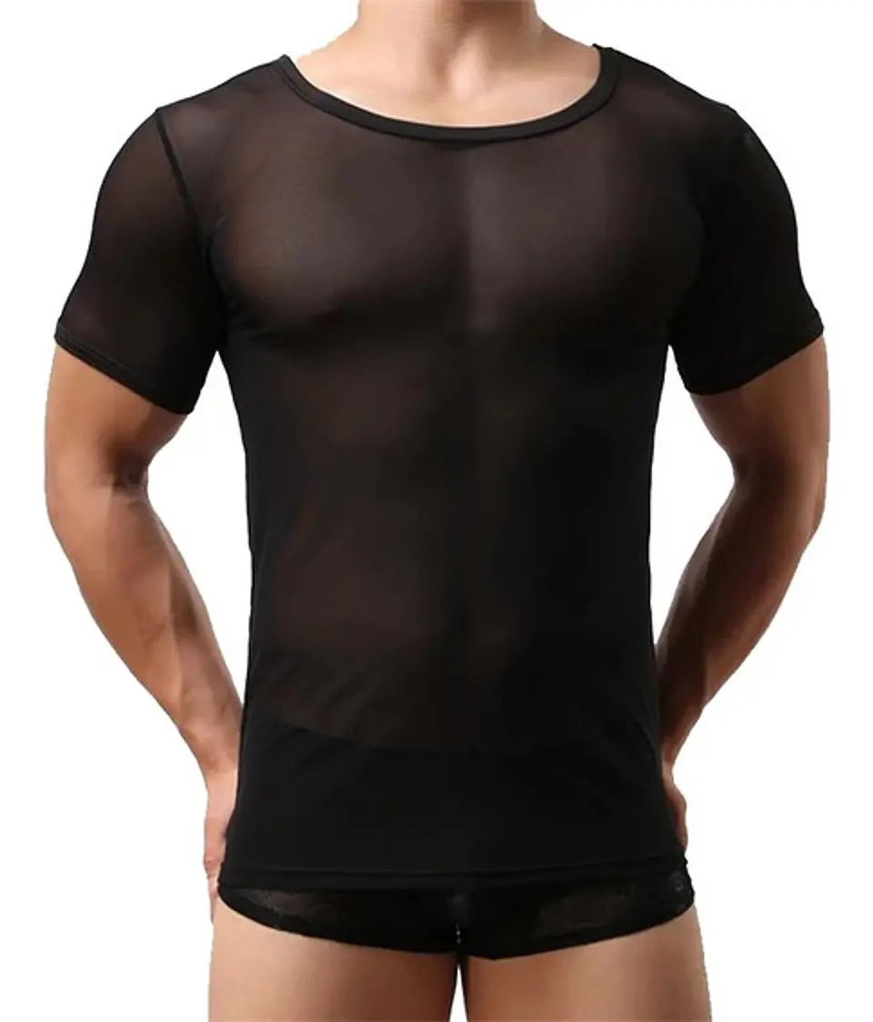 Camisetas En Malla, Slimfit, 1