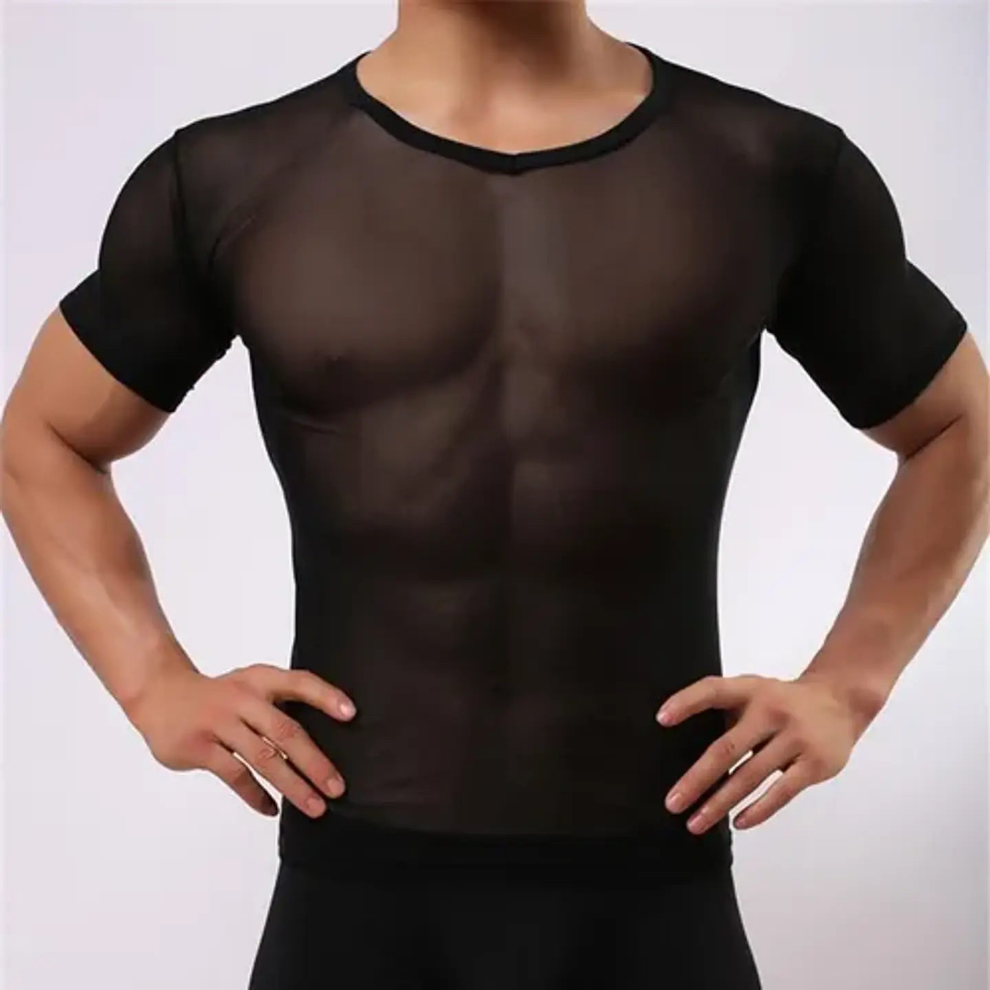 Camisetas En Malla, Slimfit, 2
