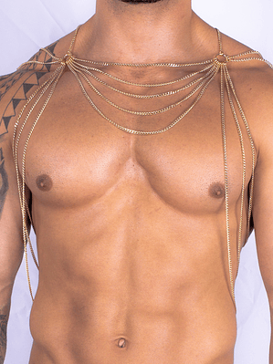 ARNES DE CADENAS  MARIPOSA MP DORADA