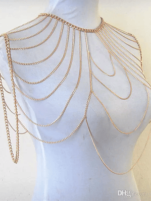 PECHARA ARNES CADENAS # 3 MP FOR MEN DORADO