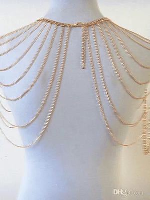 PECHARA ARNES CADENAS # 3 MP FOR MEN DORADO