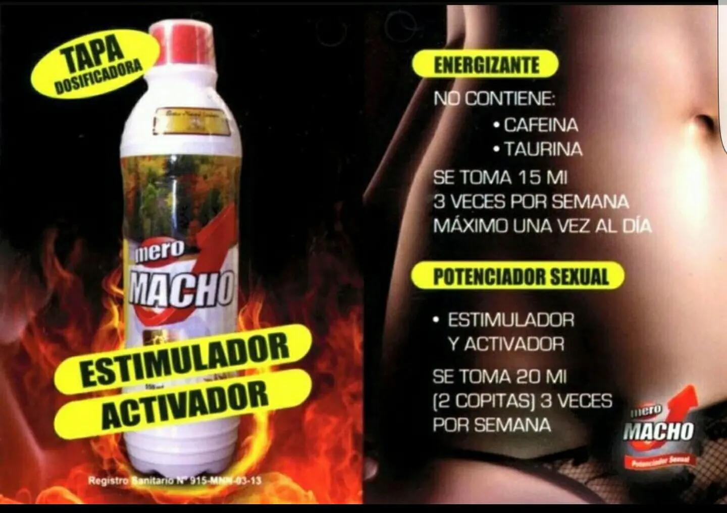 Mero Macho Original en Frasco 1