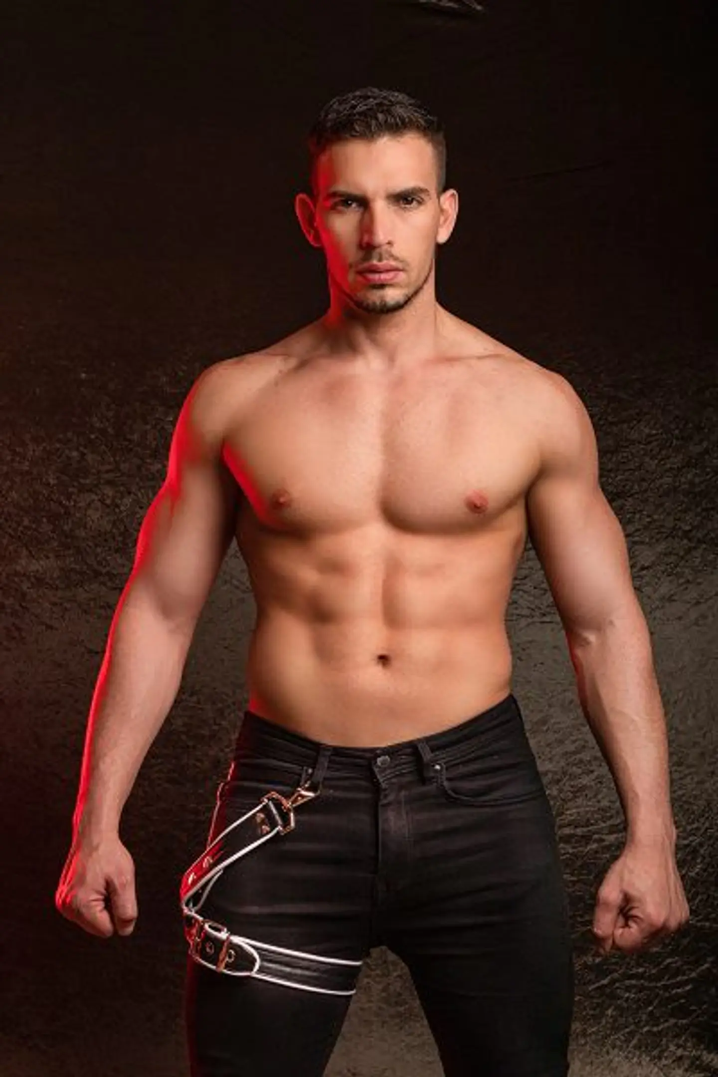 HORNY DUDE LEATHER LEG HARNESS MP 1