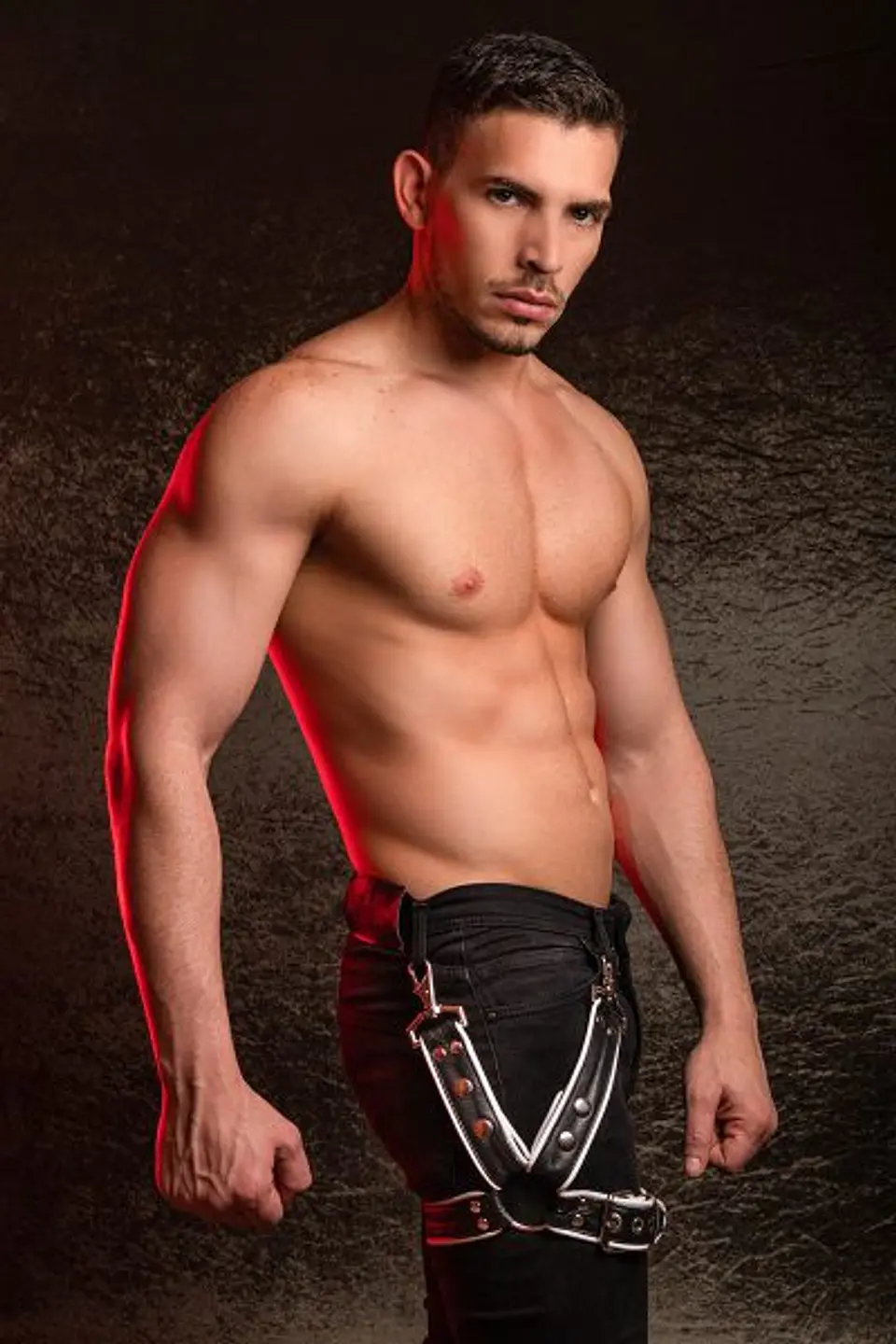 HORNY DUDE LEATHER LEG HARNESS MP 3