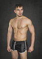 KINKY DUDE SHORT EN CUERO SINTETICO - Miniatura 3