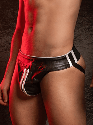 HORNY DUDE LEATHER JOCKTRAP EN CUERO 