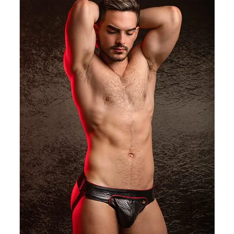INDUSTRY LEATHER JOCKTRAP CUERO 100% 4