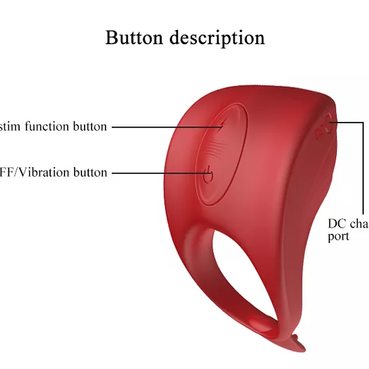 ANILLO SILICONADO CON SHOCK ELETRICO 5