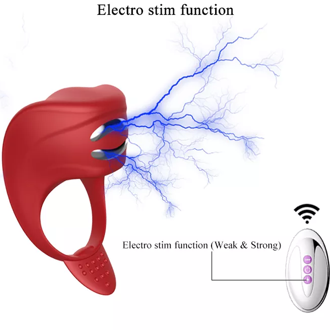 ANILLO SILICONADO CON SHOCK ELETRICO 6
