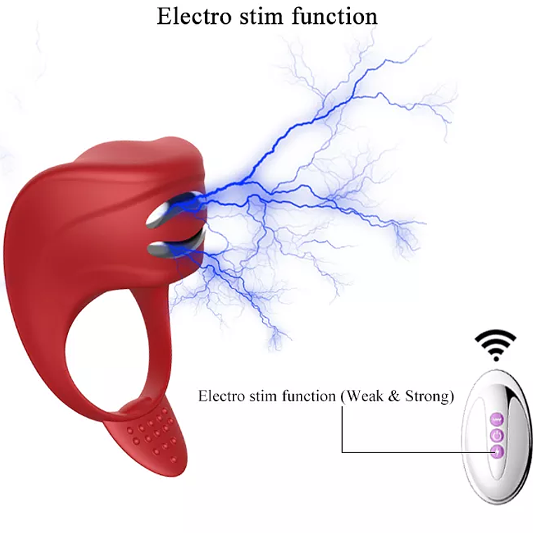 ANILLO SILICONADO CON SHOCK ELETRICO 6