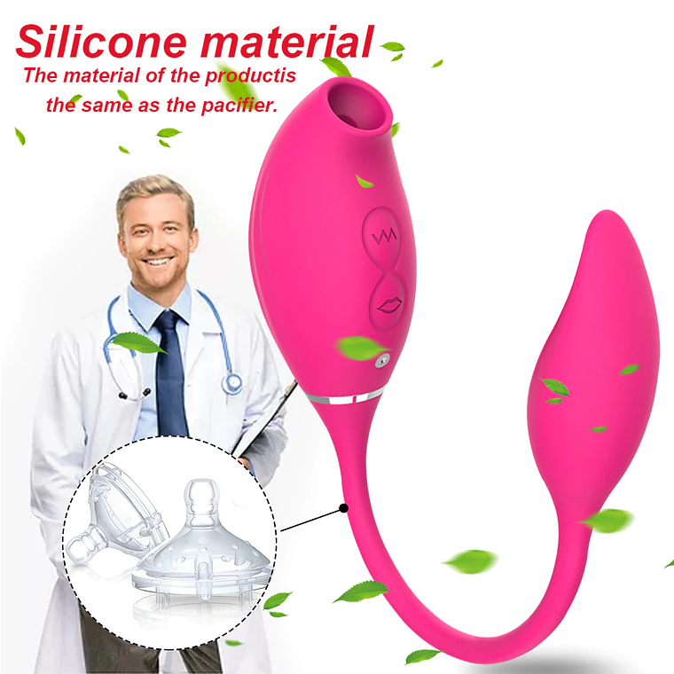  Vibrador de succión de clítoris 2 en 1 para mujeres y adultos 1