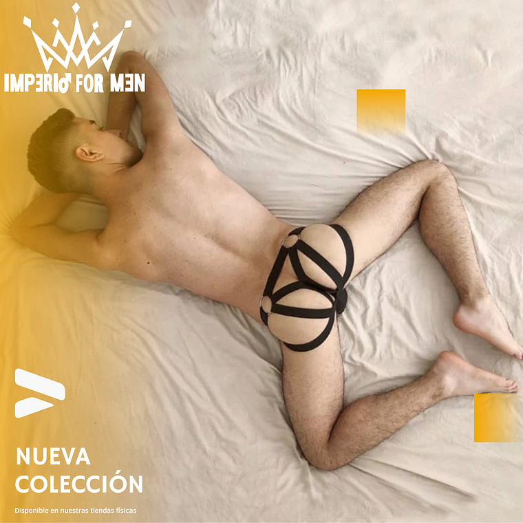 JOCKSTRAP ARAÑA CON HERRAJES TRASEROS  1