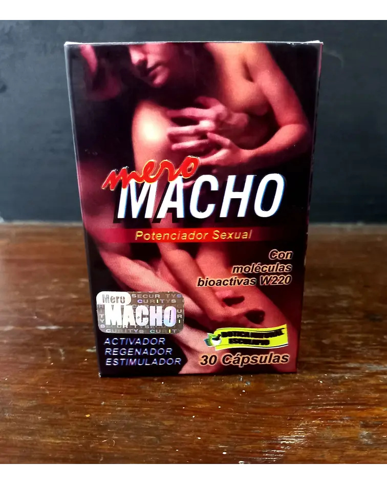 Mero Macho Caps Potencializador Sexual Original x 3
