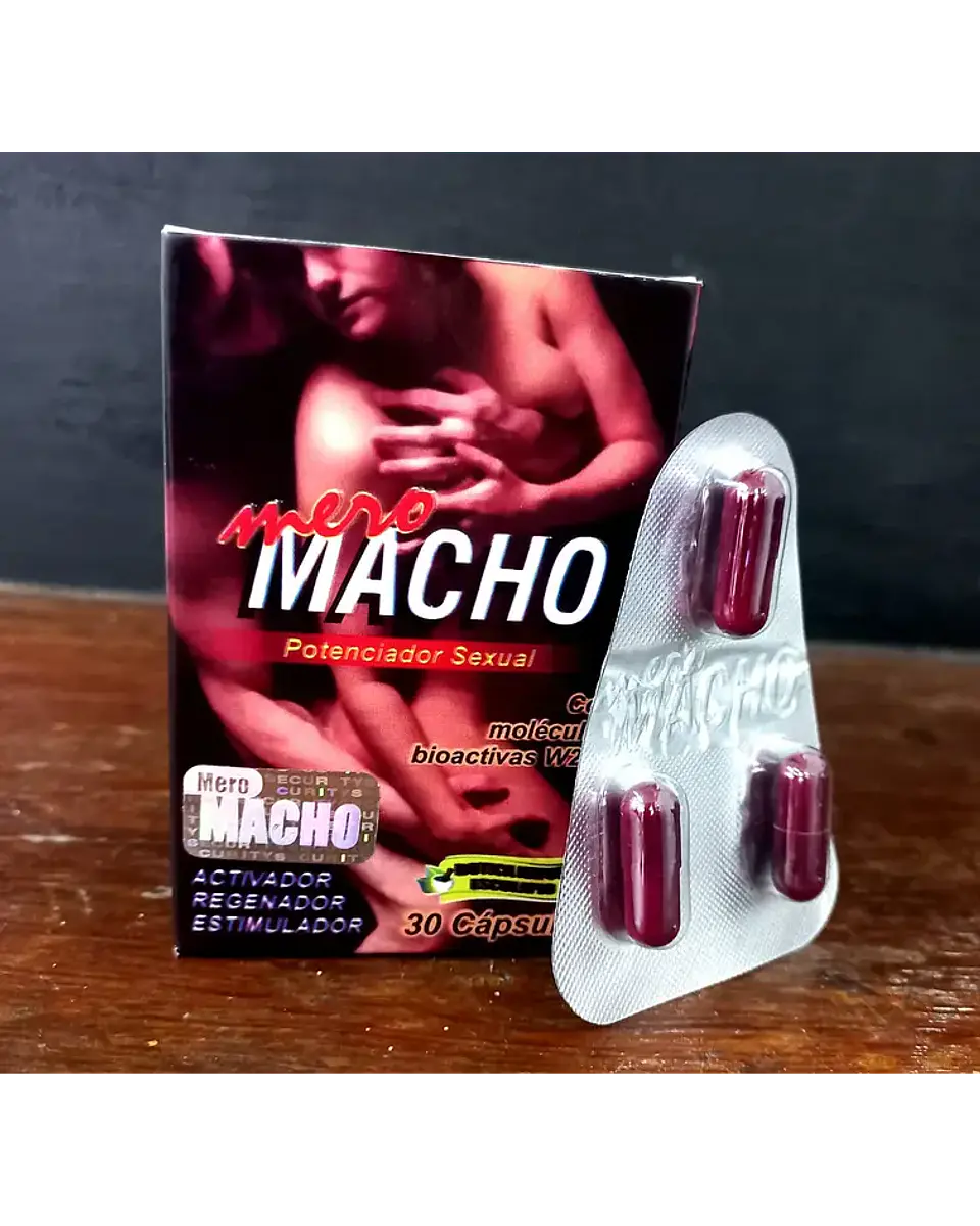 Mero Macho Caps Potencializador Sexual Original x 3 2