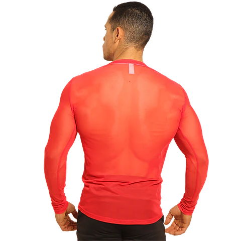 CAMISETA MALLA MANGA LARGA PARA HOMBRE