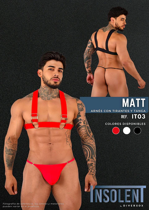 ARNES CON HARRAJES EN ALASTICO PARA HOMBRE