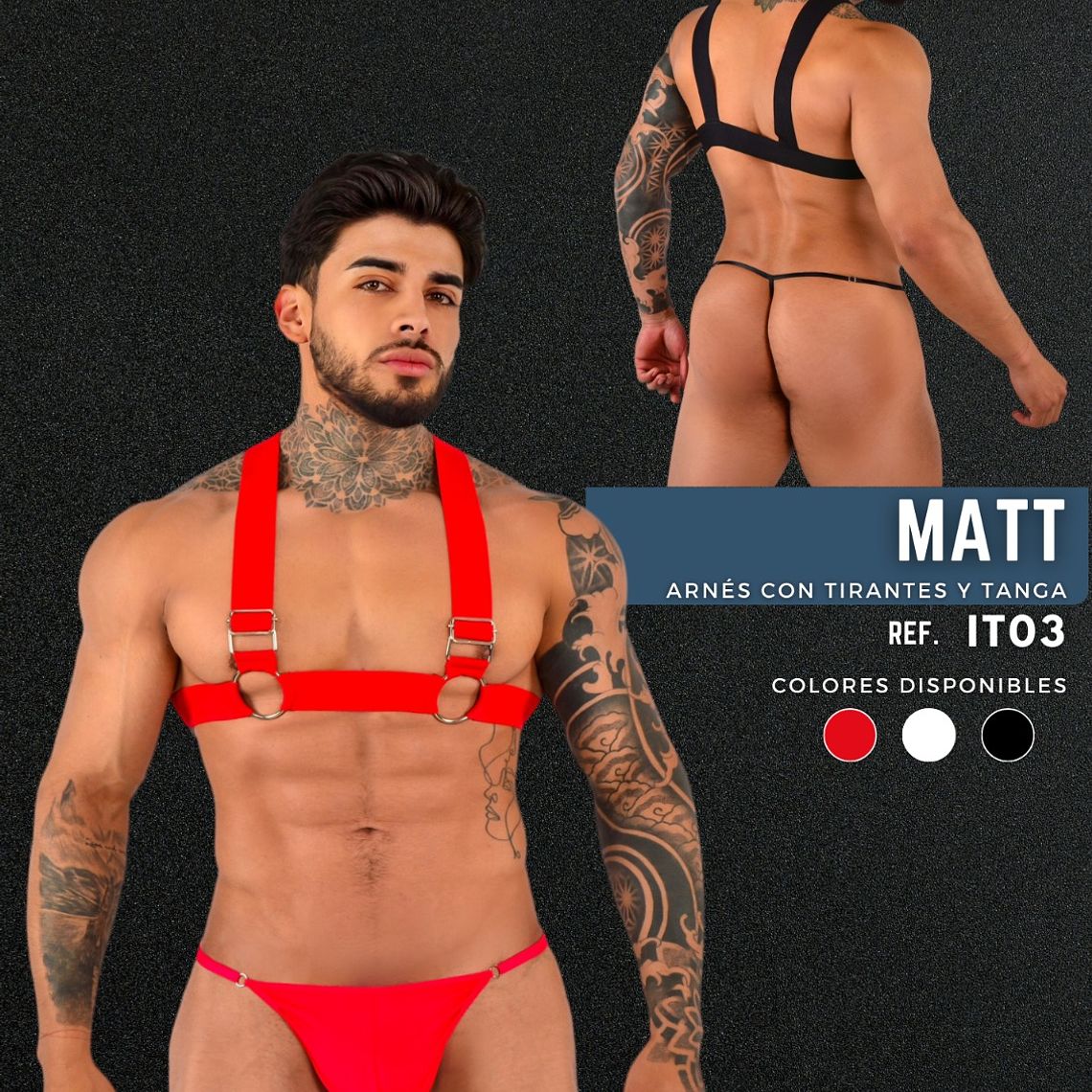 ARNES CON HARRAJES EN ALASTICO PARA HOMBRE 1