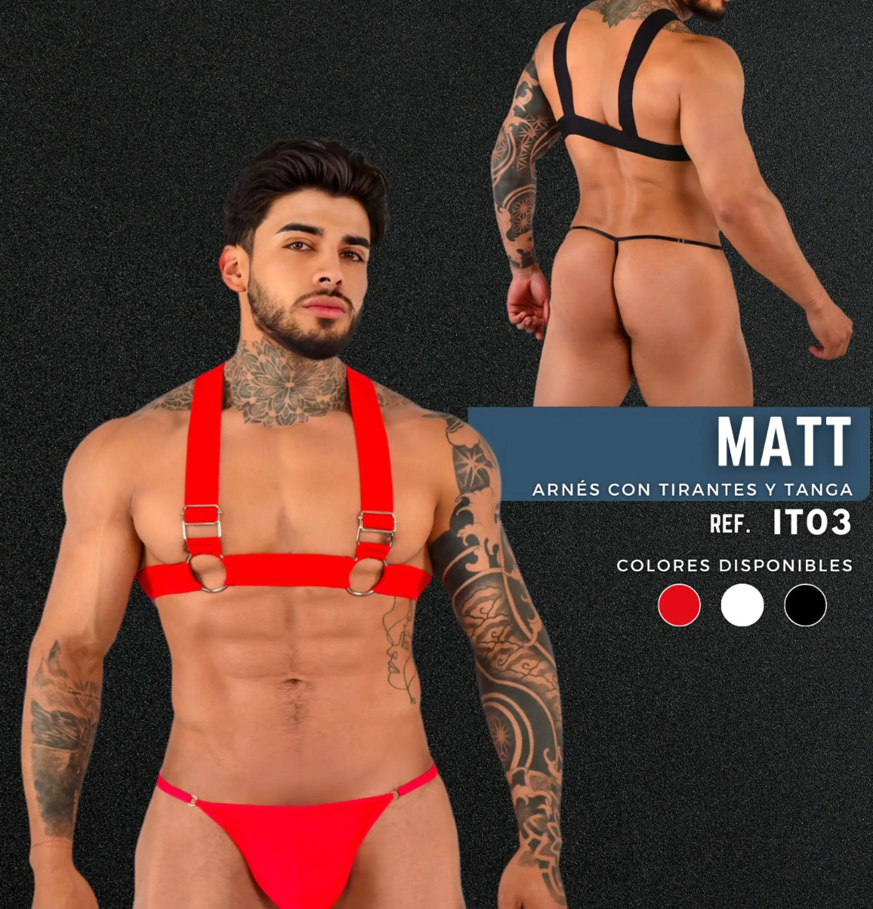 ARNES CON HARRAJES EN ALASTICO PARA HOMBRE 1