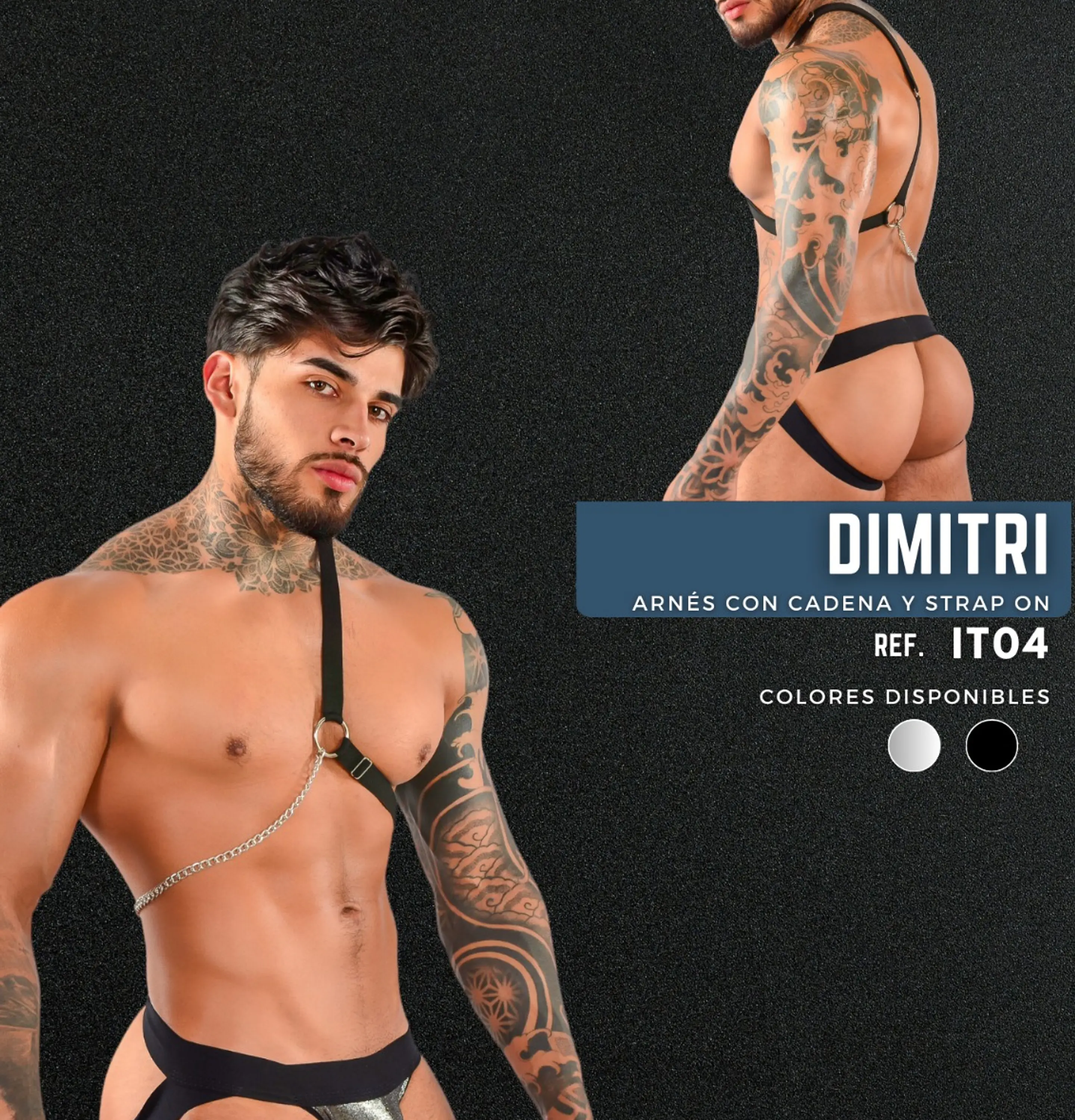 ARNES EN ALASTICO Y CADENA PARA HOMBRE 1