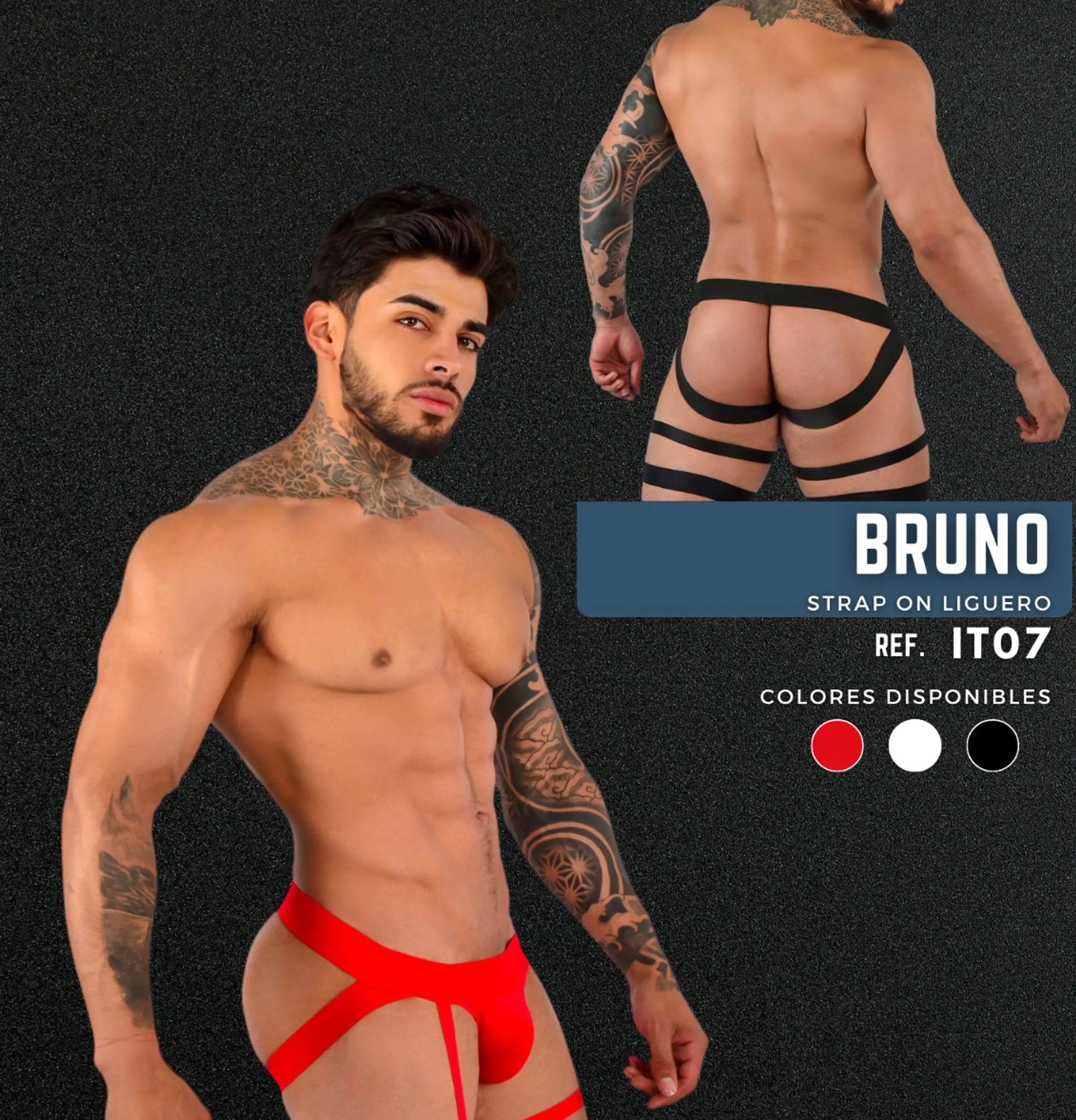 SUSPENSORIO CON LIGUERO EN ELASTICO PARA HOMBRE 3