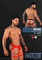 SUSPENSORIO CON LIGUERO EN ELASTICO PARA HOMBRE - Miniatura 3