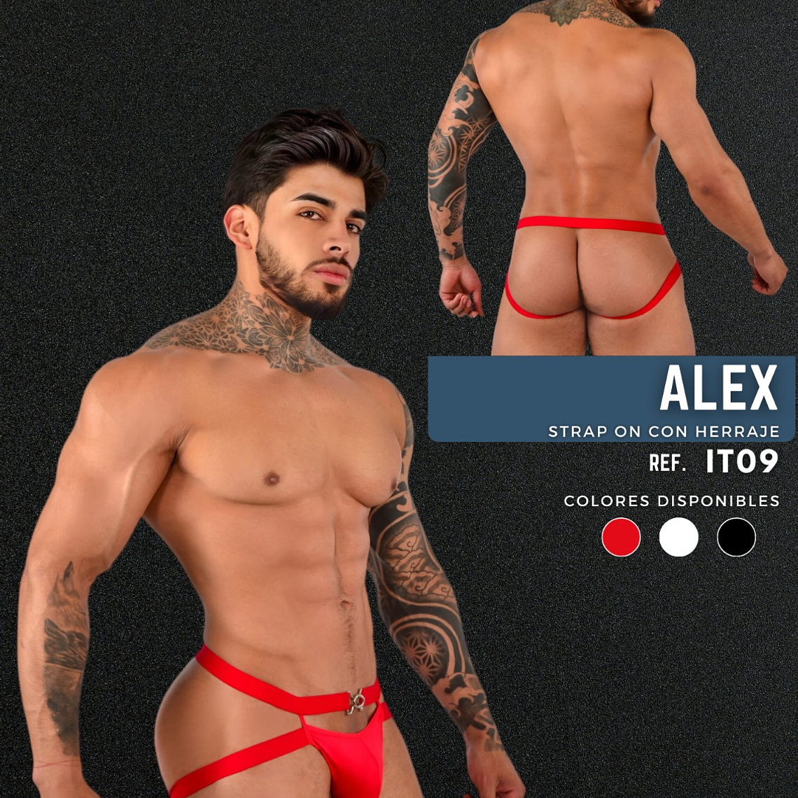 SUSPENSORIO CON HERRAJE DELANTERO EN ELASTICO 1