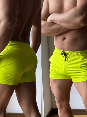 SHORT URBAN DEPORTIVO VERDE NEON