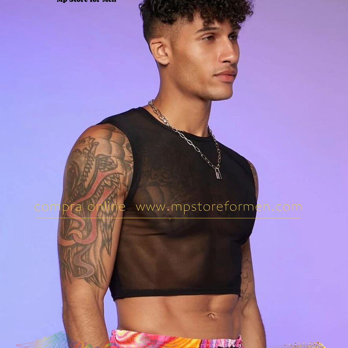 CROT TOP PARA HOMBRE EN MALLA 1