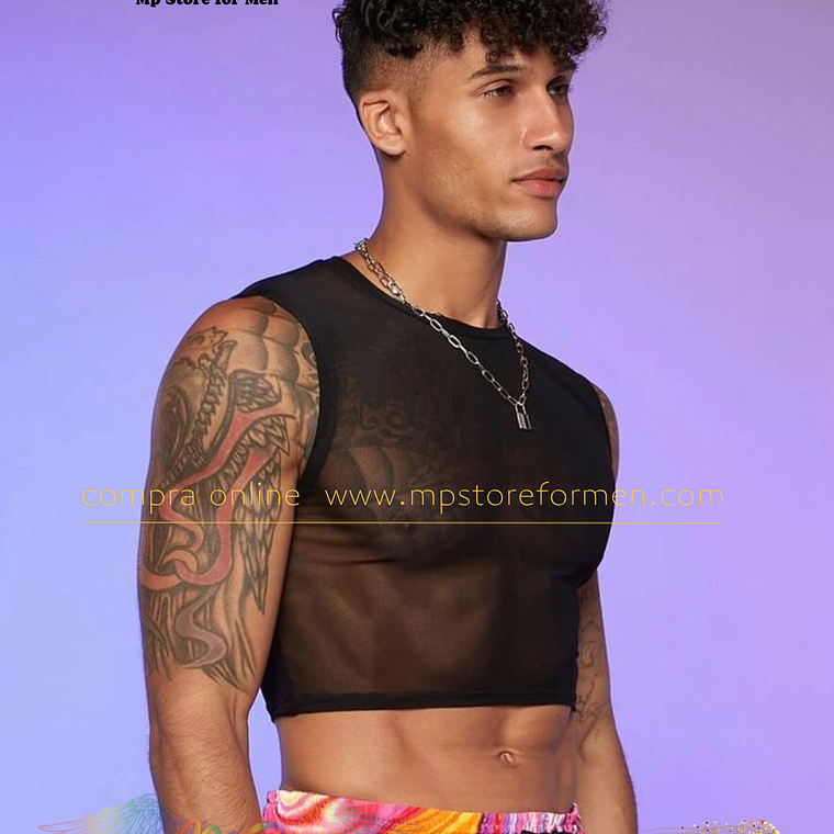CROT TOP PARA HOMBRE EN MALLA 1