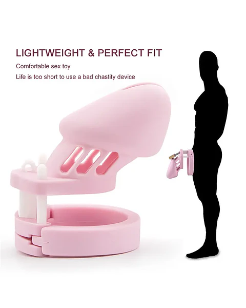  Jaula de silicona para pene de castidad dispositivo de castidad para ejercicio de pene masculino