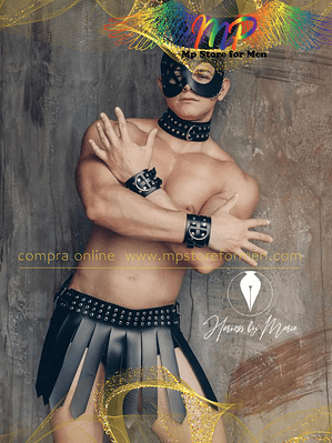 FALDA EN CUERO SINTETICO PARA HOMBRE