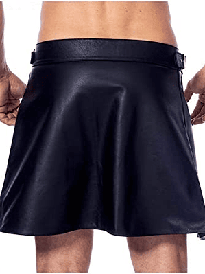 Bondage Play Falda de Cuero para Hombre