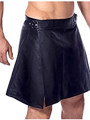 Bondage Play Falda de Cuero para Hombre