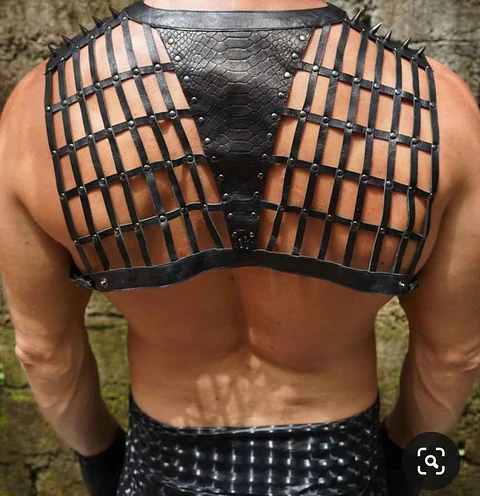 CHALECO CUERO PARA HOMBRE BDSM