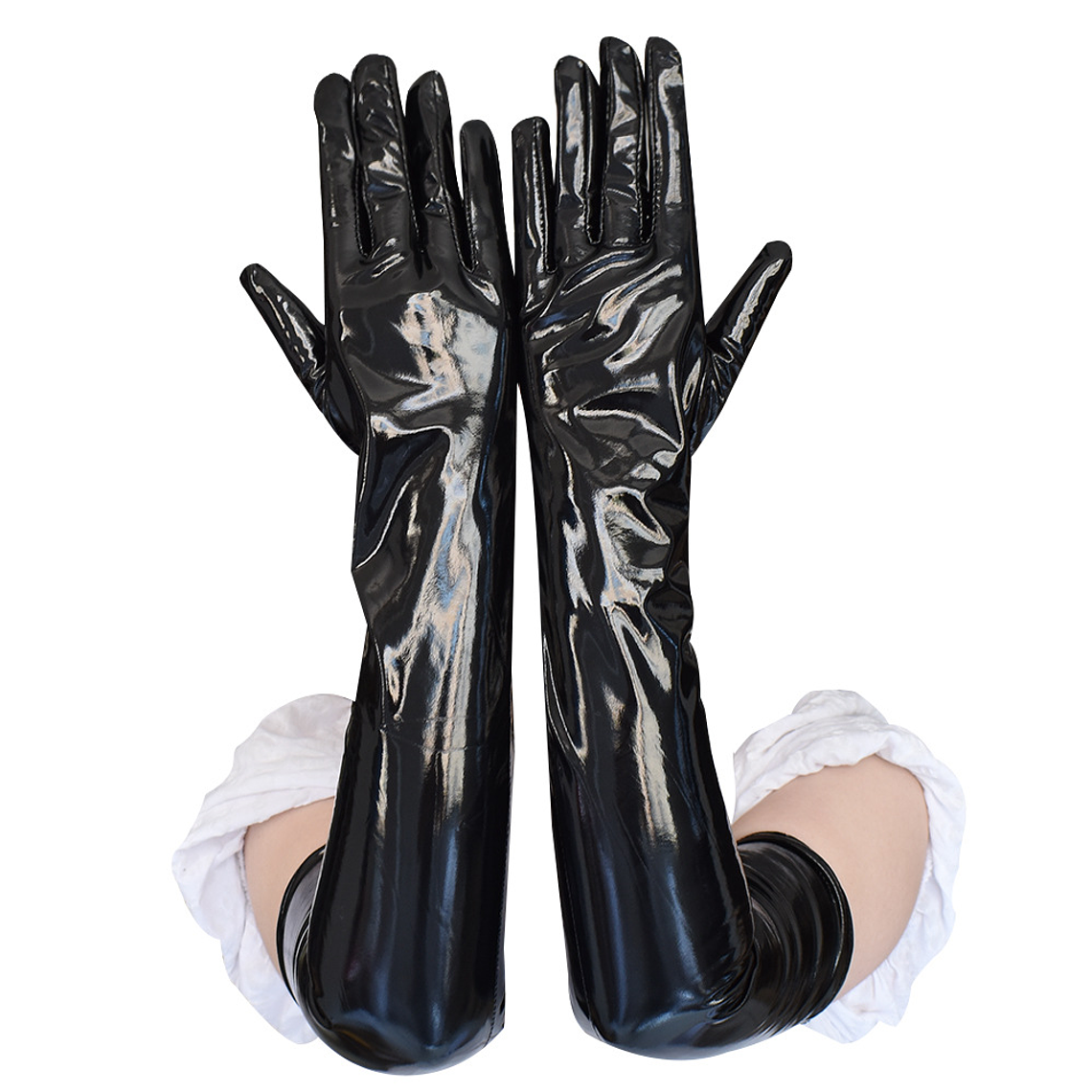 GUANTES EN CHAROL LATEX PARA HOMBRE Y MUJER 7