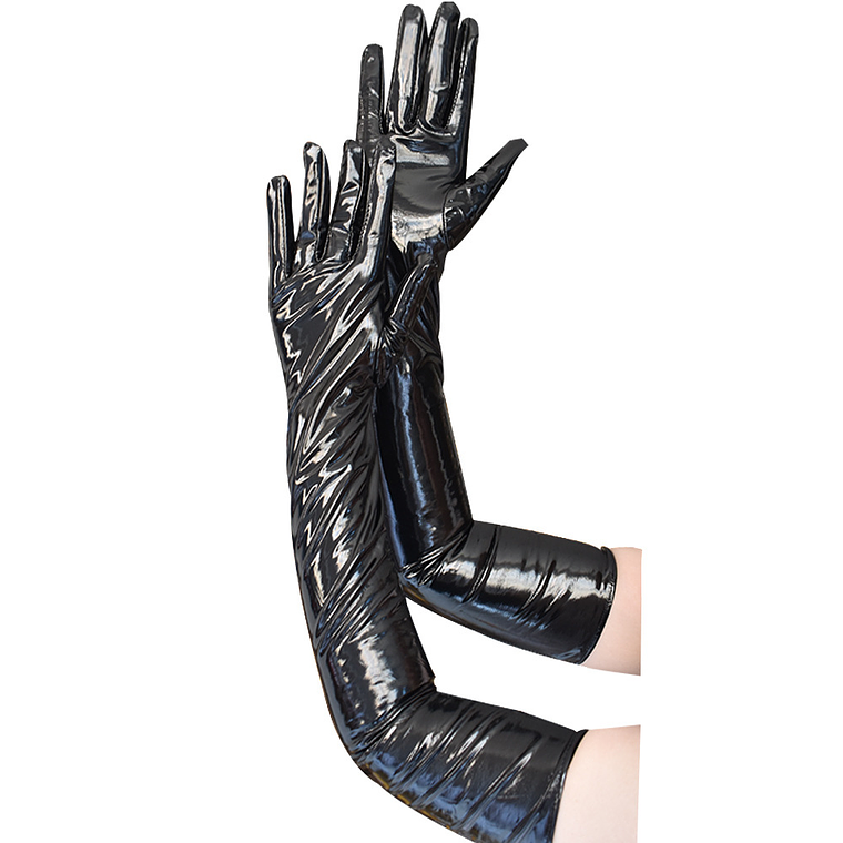 GUANTES EN CHAROL LATEX PARA HOMBRE Y MUJER 8