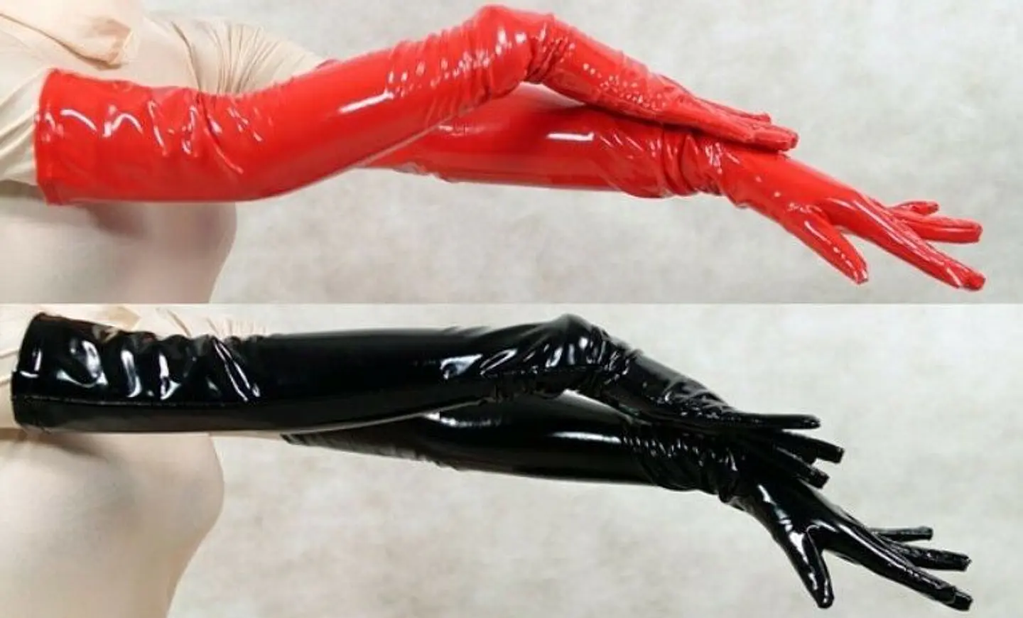 GUANTES EN CHAROL LATEX PARA HOMBRE Y MUJER 3