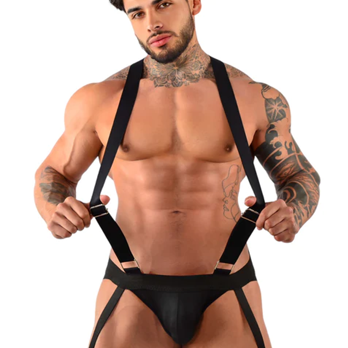 SUSPENSORIO CON LIGUERO Y ARNES EN ELASTICO 3