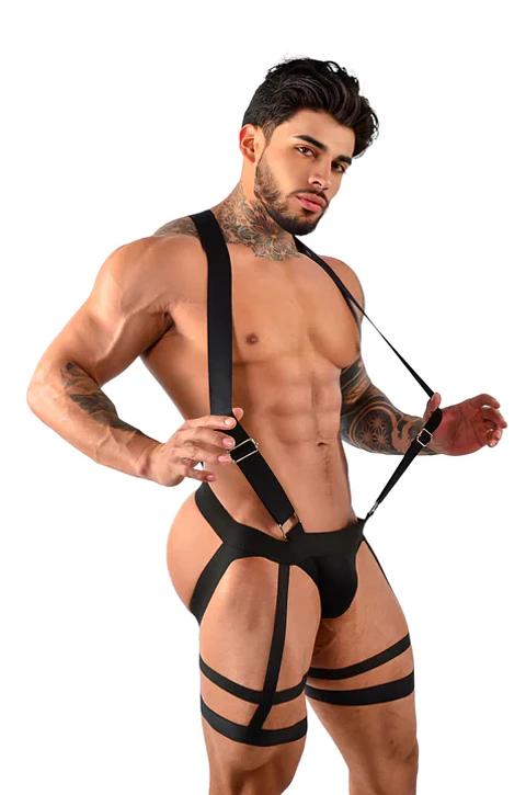 SUSPENSORIO CON LIGUERO Y ARNES EN ELASTICO