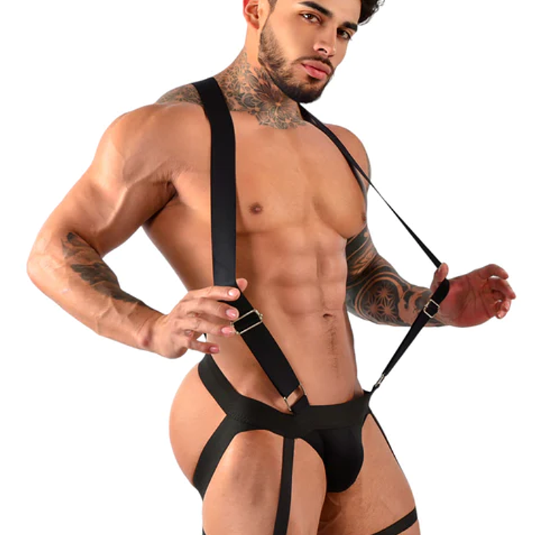 SUSPENSORIO CON LIGUERO Y ARNES EN ELASTICO 1