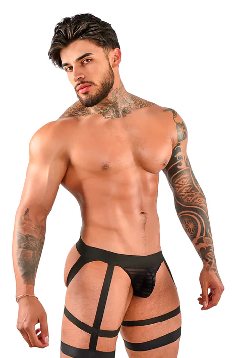 SUSPENSORIO CON LIGUERO EN ELASTICO PARA HOMBRE