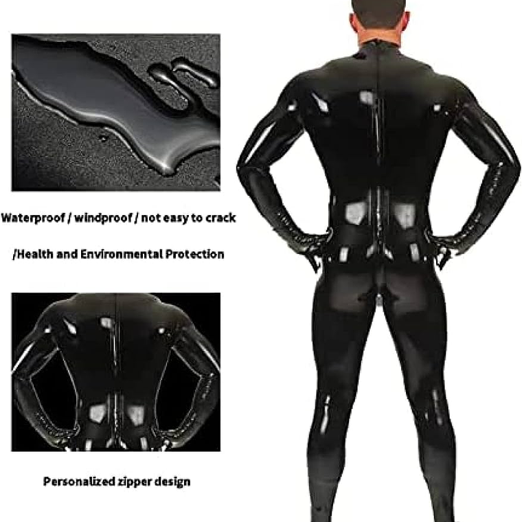 ENTERIZO EN CHAROL LATEX  2