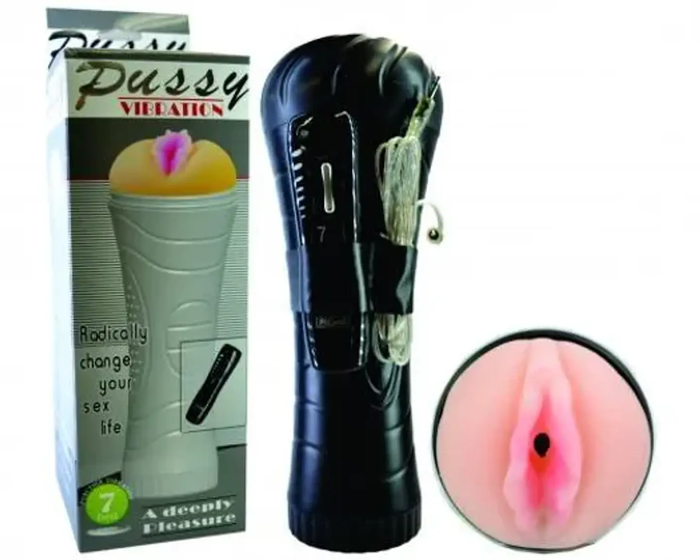 Vagina Linterna vibrador multivelocidades 1