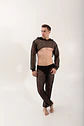 CONJUNTO CROT TOP Y PANTALON EN MALLA TRANSPARENTE PARA HOMBRE - Miniatura 1