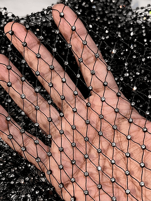 CAMISETA MALLA DIAMANTE  2 MANGA CORTA 