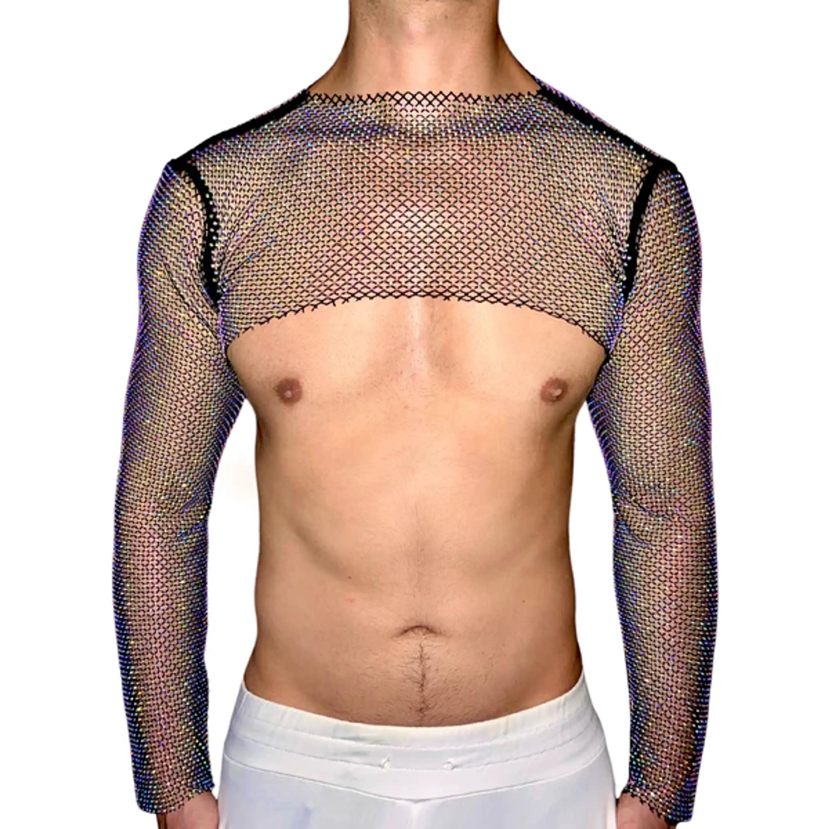 CROT TOP EN MALLA DIAMANTE PARA HOMBRE 8