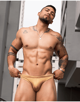 BANADOR BIKINI ADAMAS OCHER