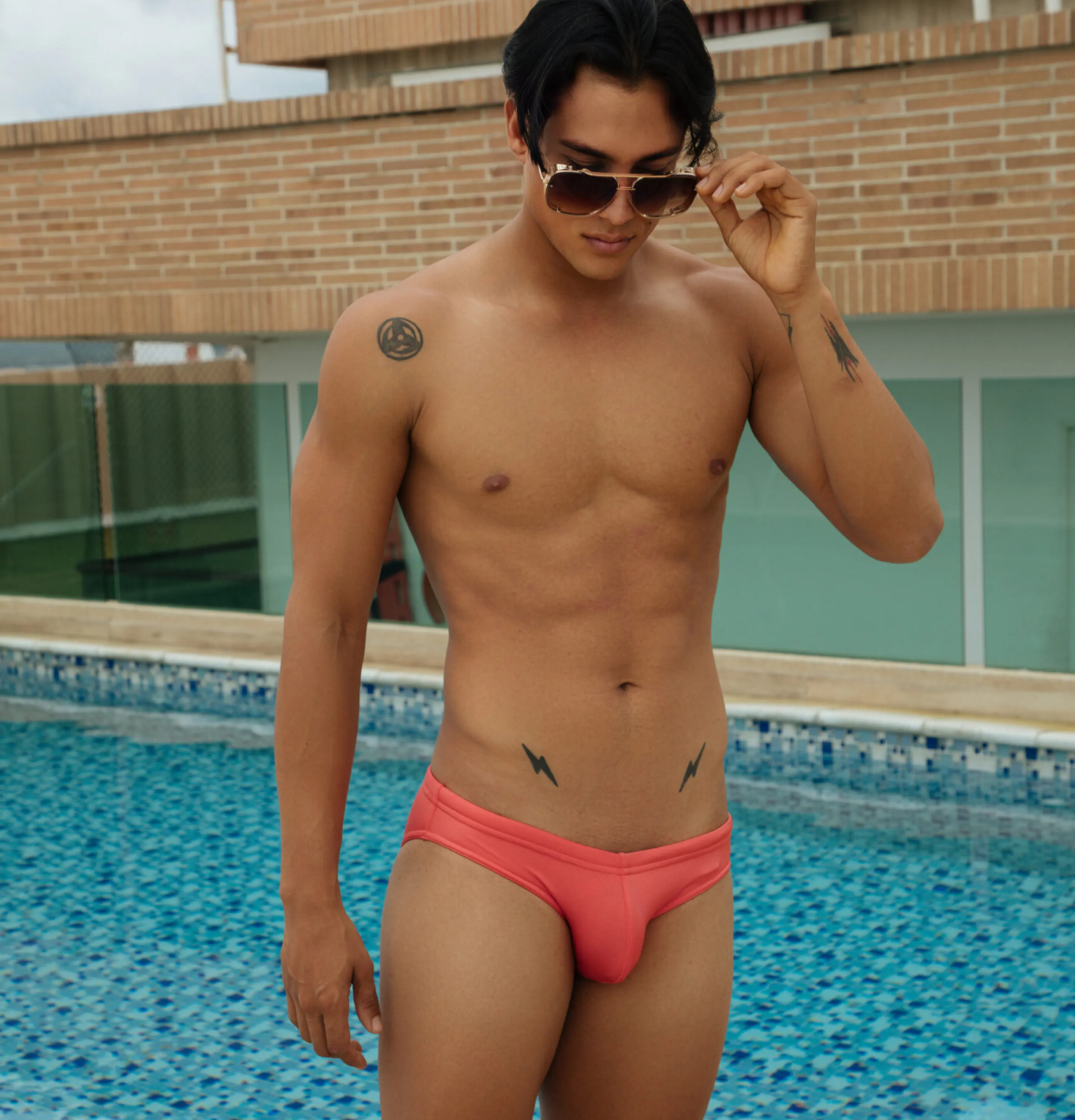 BANADOR BIKINI ADAMAS SALMON 3