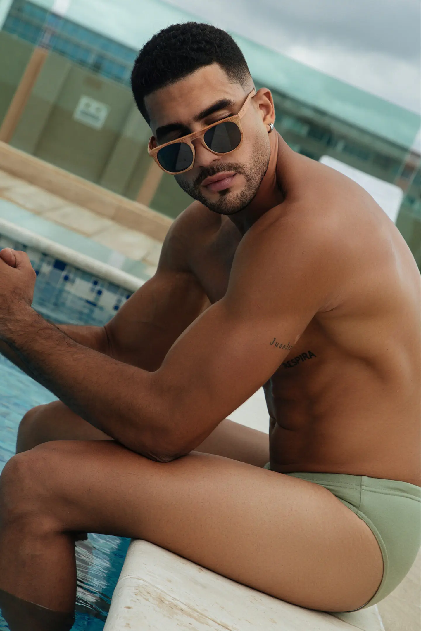 BANADOR BIKINI ADAMAS SILVER GREEN 5